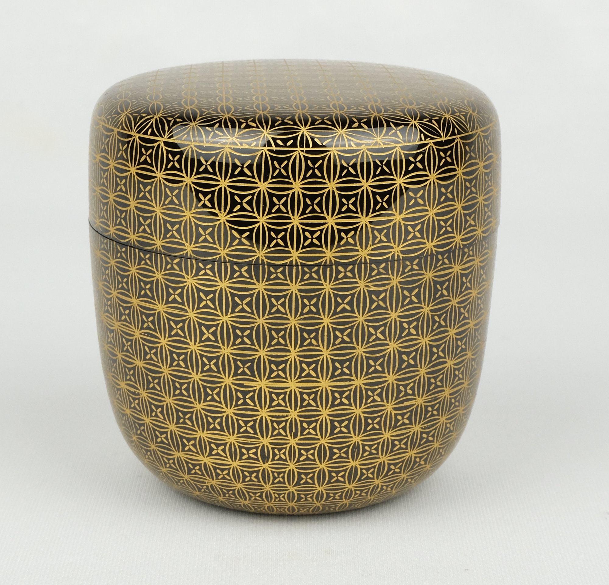 栗山園オンライン通販部 / 【出物】 沈金七宝模様棗 前志芸男