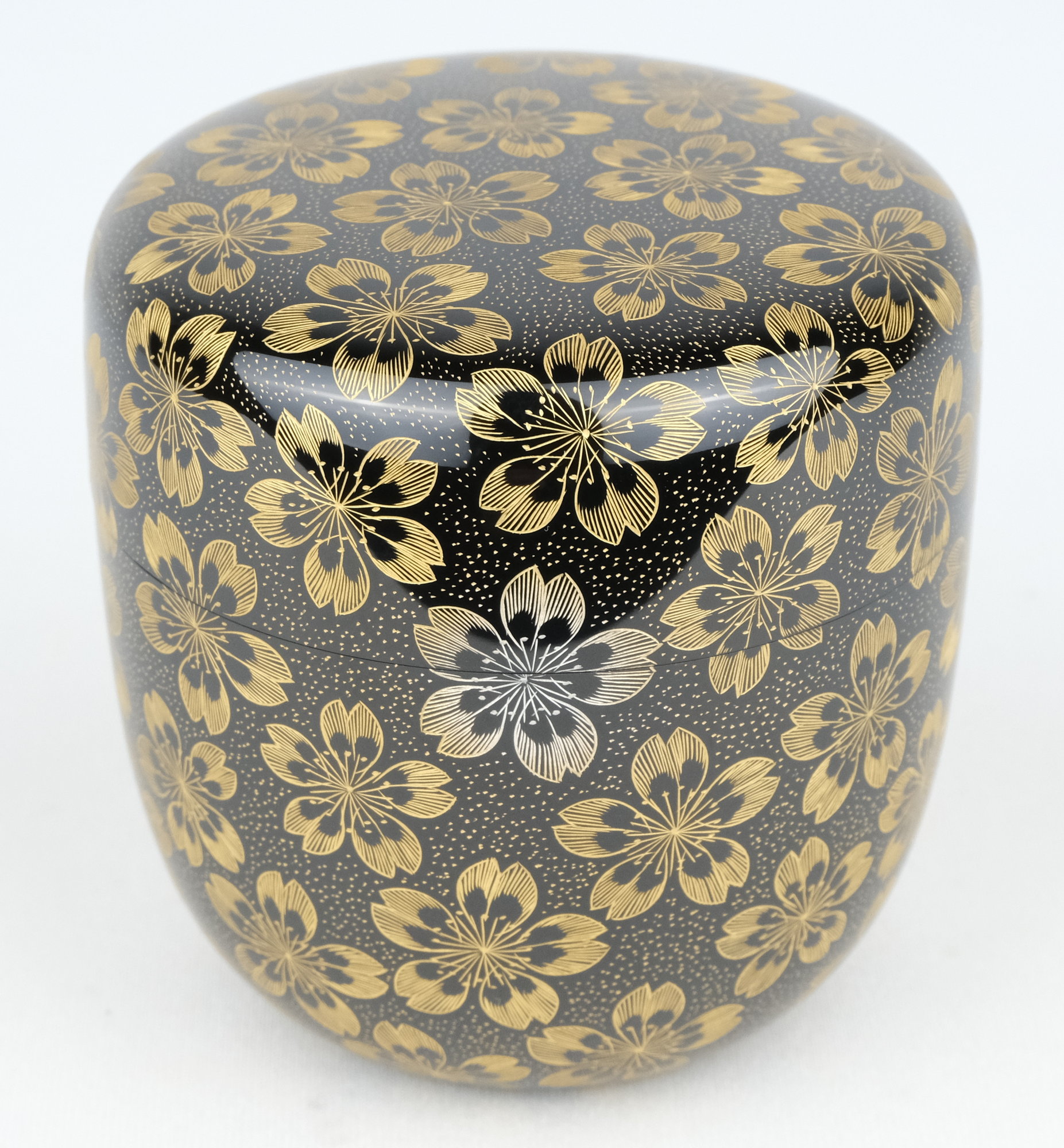 栗山園オンライン通販部 / 【出物】 沈金桜文様棗 前志芸男