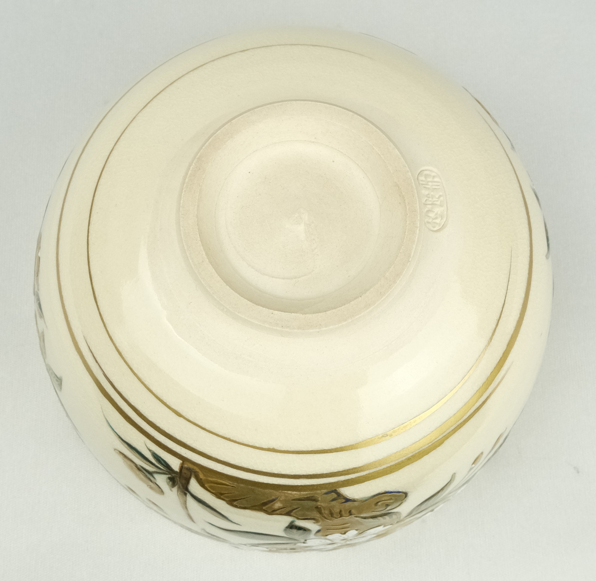 栗山園オンライン通販部 / 【出物】 色絵桜花画茶碗 清閑寺窯（杉田祥平）