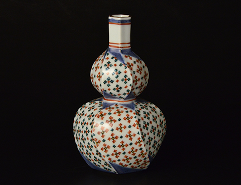 富本憲吉 赤繪面取徳利 | しぶや黒田陶苑