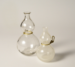 未使用品】津田清和さん 作 銀彩掛花入 未使用品】津田