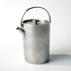 長谷川清吉 銅錫象嵌丸茶器 | しぶや黒田陶苑