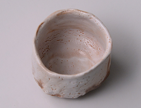 堀一郎 志野茶盌 | しぶや黒田陶苑 堀一郎作 志野四方皿