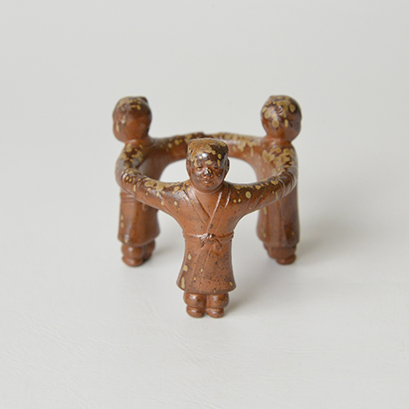 金重陶陽 備前三閑人蓋置 | しぶや黒田陶苑