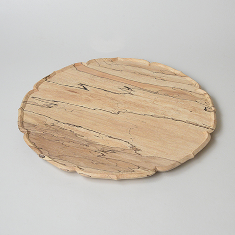 我谷盆 No.25 No.25-1 我谷盆 クリ / Tray, Wagata style, Chestnuts
