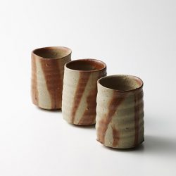 西岡良弘 - 絵唐津足付向附 五客 | しぶや黒田陶苑