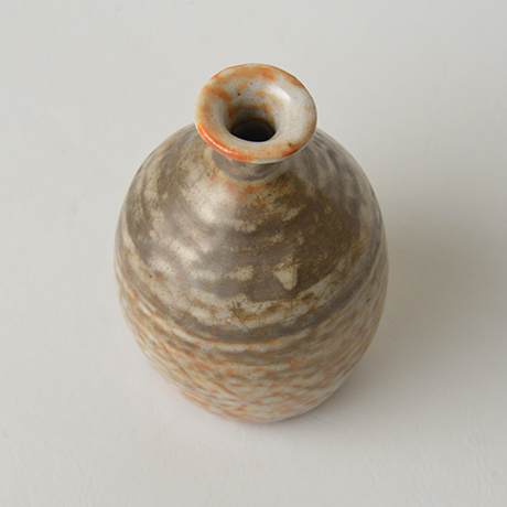 幕末-明治期 古志野 絵志野 秋草文 徳利 幕末-明治期 古志野 絵志野