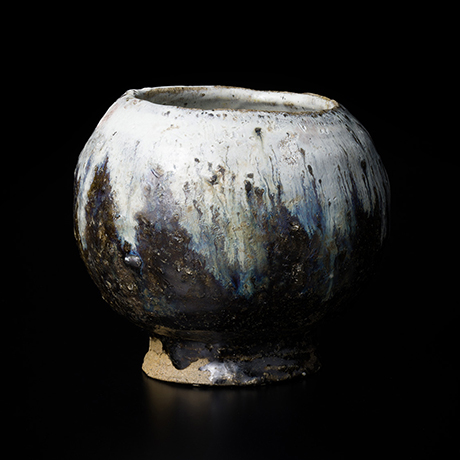 丸田宗彦 斑唐津ぐい呑（黒田陶苑） 丸田宗彦 斑唐津ぐい呑（黒田陶苑