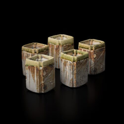 加藤唐九郎 鼠志野額鉢 | しぶや黒田陶苑