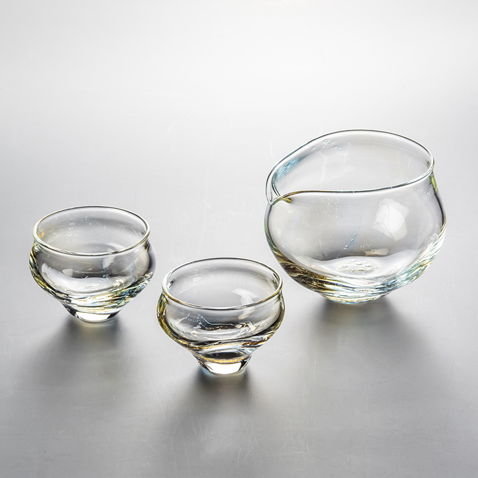 第2回北近江サケグラス公募展受賞作品 鹿田洋介「かもす」ぐい呑徳利