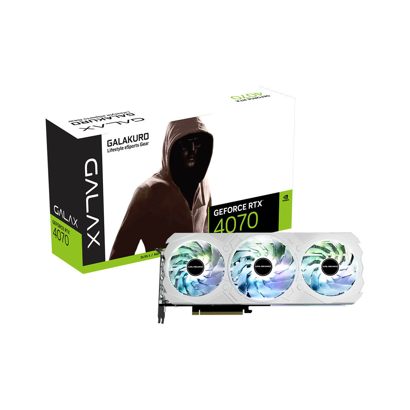 GK-RTX4070-E12GB/WHITE/TP | GK-RTX4070-E12GB/WHITE/TP | 玄人志向