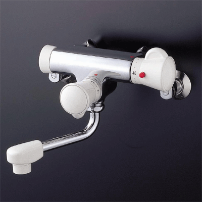 サーモスタット式混合栓：KM112G｜浴室用水栓：壁付サーモスタット