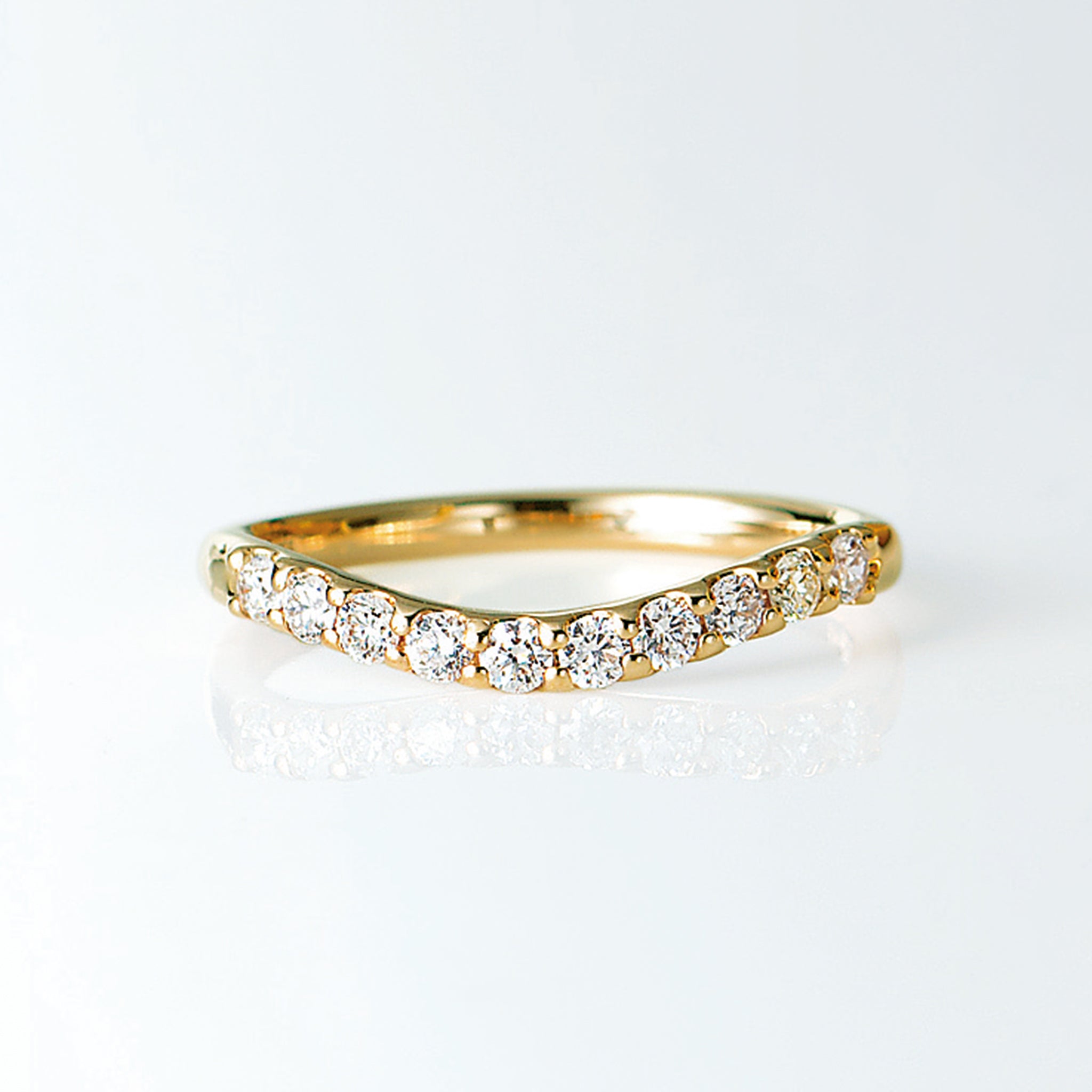 アンティーク】エタニティリング（K18）16号【J36520】