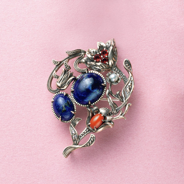 専用 イタリア製K18の3色ブローチ 専用 イタリア製K18の3色ブローチ