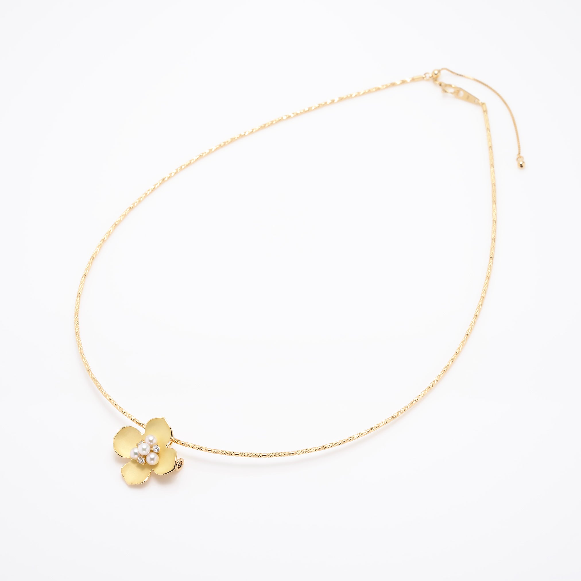 チ*ボ様 k18 葉型ブローチ メレダイヤ チ*ボ様 k18 葉型ブローチ