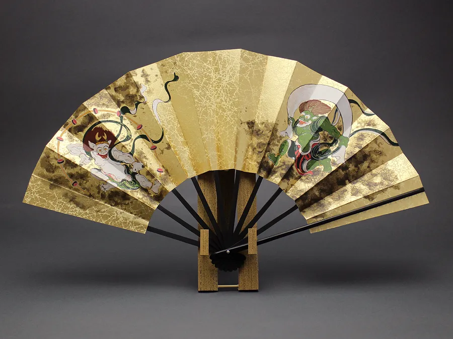 京扇子 風神雷神｜飾り扇子・扇子｜日本製