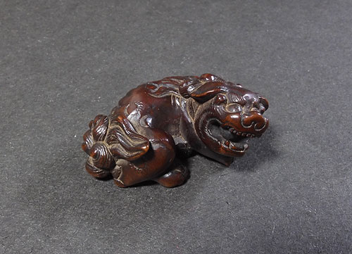 陶芸品 獅子 玉乗り獅子 古美術 骨董品 陶芸品 獅子 玉乗り獅子 古美術