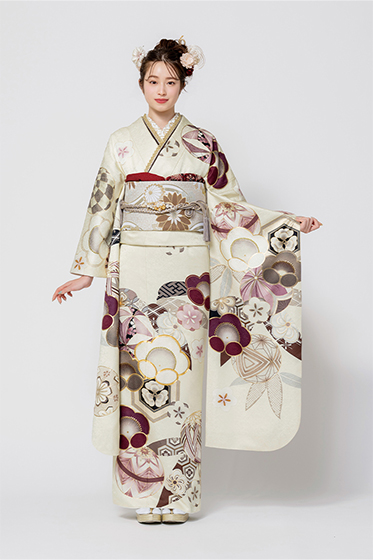 白の振袖｜成人式の振袖レンタルなら京都きもの友禅