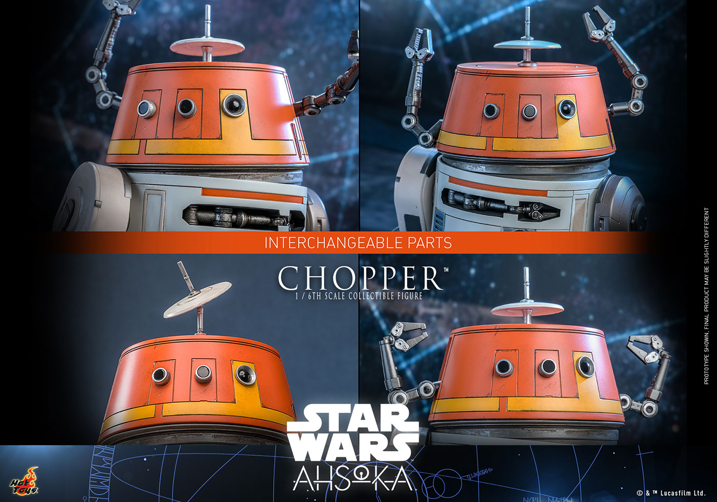 ホットトイズ TMS112 スター・ウォーズ アソーカ チョッパーchopper 1