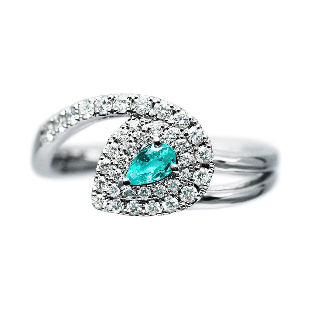 パライバトルマリン（ブラジル産） リング（指輪） ｜ RX01417 – 大阪