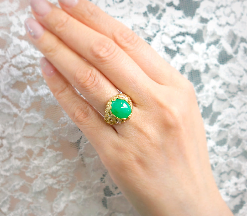 翡翠 本翡翠 清時代 中国古美術骨董 板指 親指輪 時代物 お守り 中国