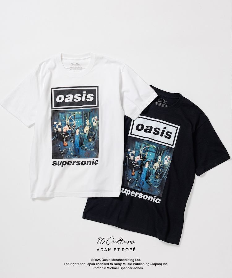A must-see for fans! oasis x 10Culture's new T-shirts focus on