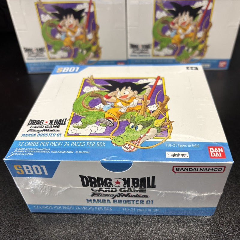 ドラゴンボール MANGA BOOSTER 01 3BOXセット テープ付き