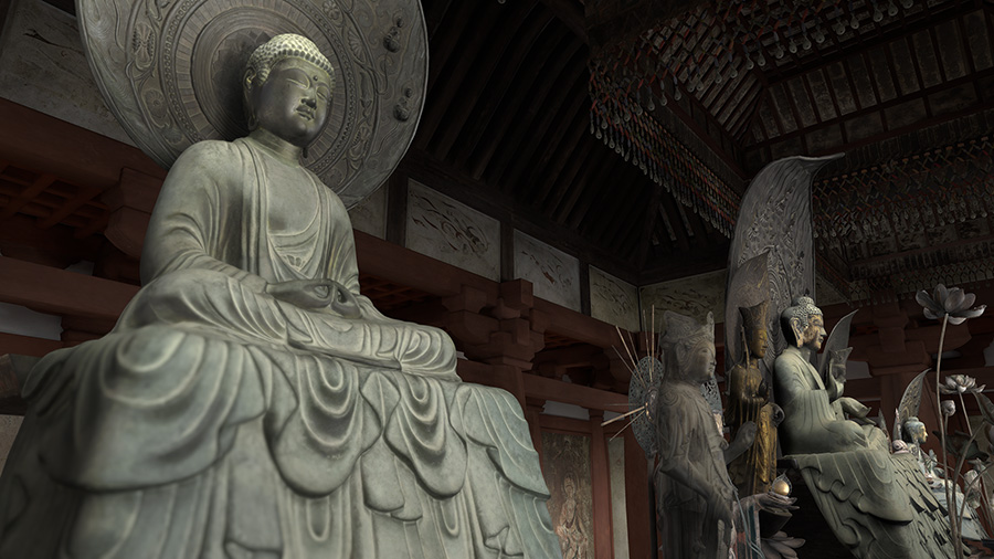 戦前 法隆寺 絵葉書帳 全36枚収録 仏像・建築写真No3 戦前 法隆寺