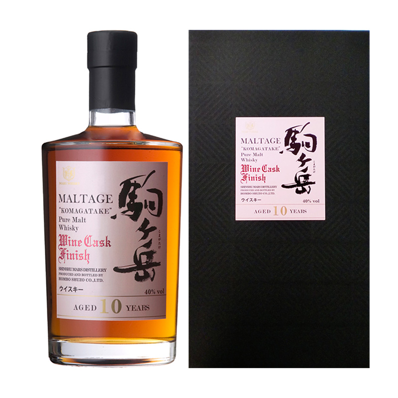 モルテージ駒ヶ岳 ピュアモルトウイスキー 10年 ワインカスク