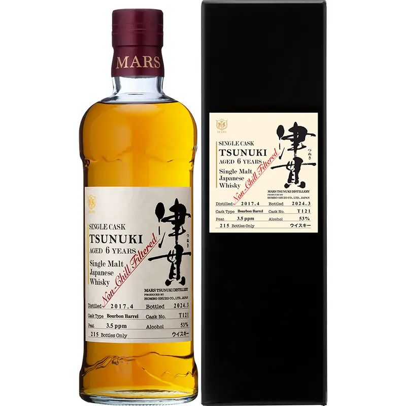 シングルカスク津貫 AGED 6 YEARS Cask No.T121 | ジャパニーズ