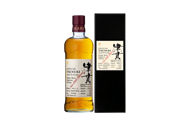 ジャパニーズウイスキー シングルカスク津貫 AGED 6 YEARS Cask No
