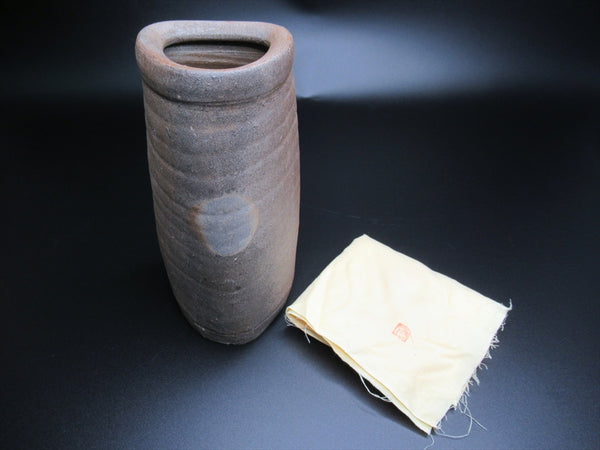 花入14】備前10 山本雄一高さ25.5㎝