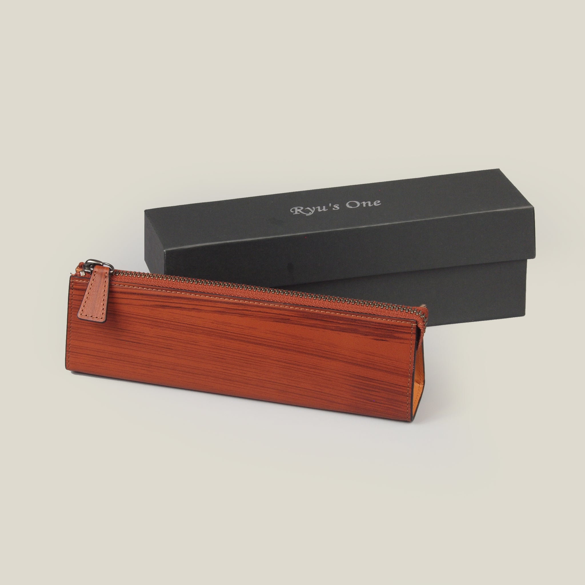 smythson スマイソン ペンケース レザー ブラウン レザー ペンケース