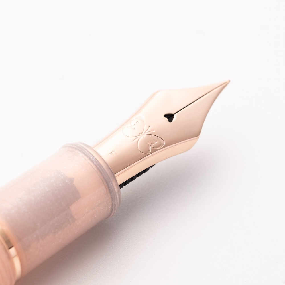 八文字屋 久保桜ブルームピンク 万年筆 細字F ピンク 万年筆 かわいい