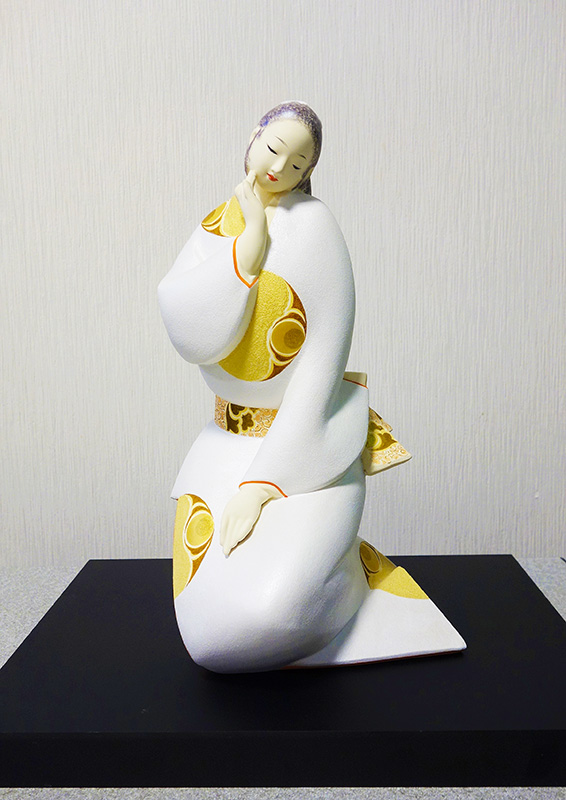 鶴«博多人形 美人物|博多人形のごとう