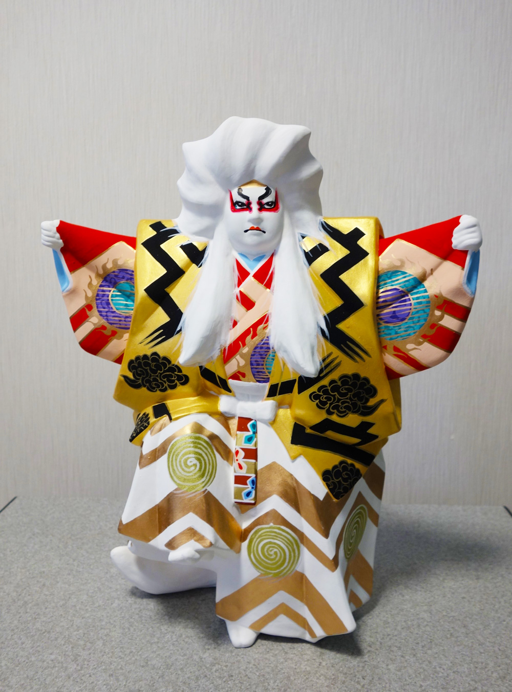 鏡獅子（特）«博多人形 歌舞伎物|博多人形のごとう