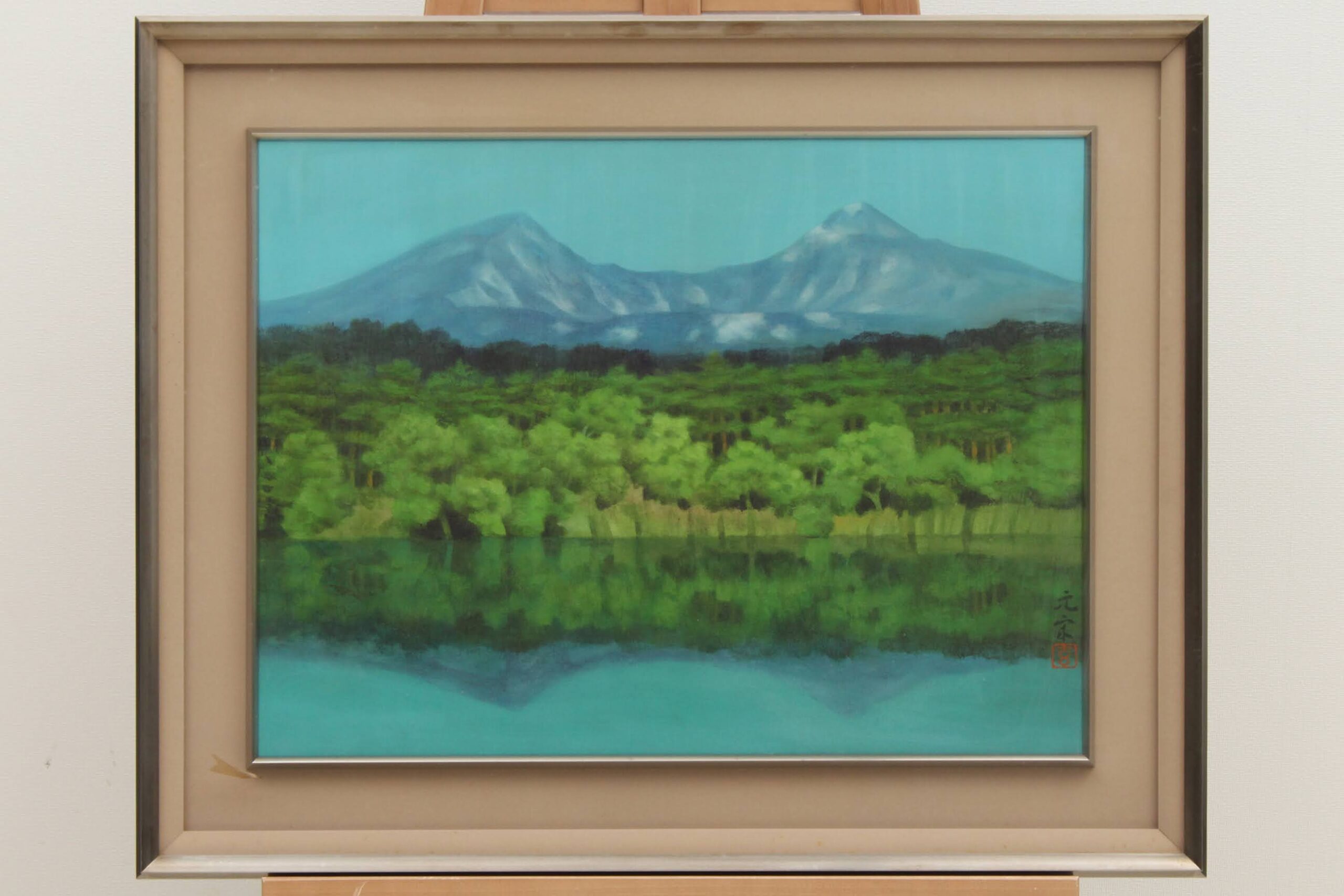 文化勲章受章作家奥田元栄日本画家筆作品