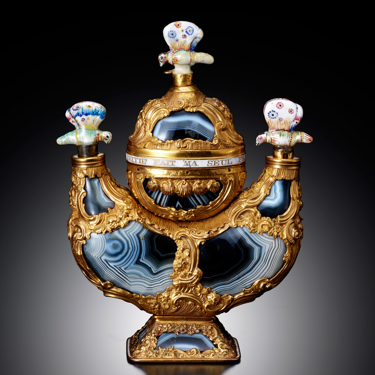 ヴェネチアガラス 香水瓶 セット シックなデザイン ヴェネチアガラス