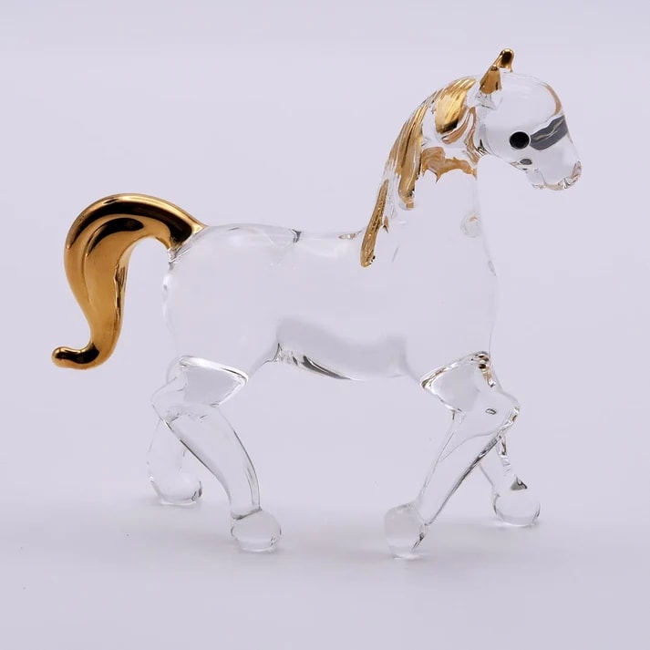 干支の置物 ウマ | 箱根ガラスの森美術館 ブログ | ヴェネチアン