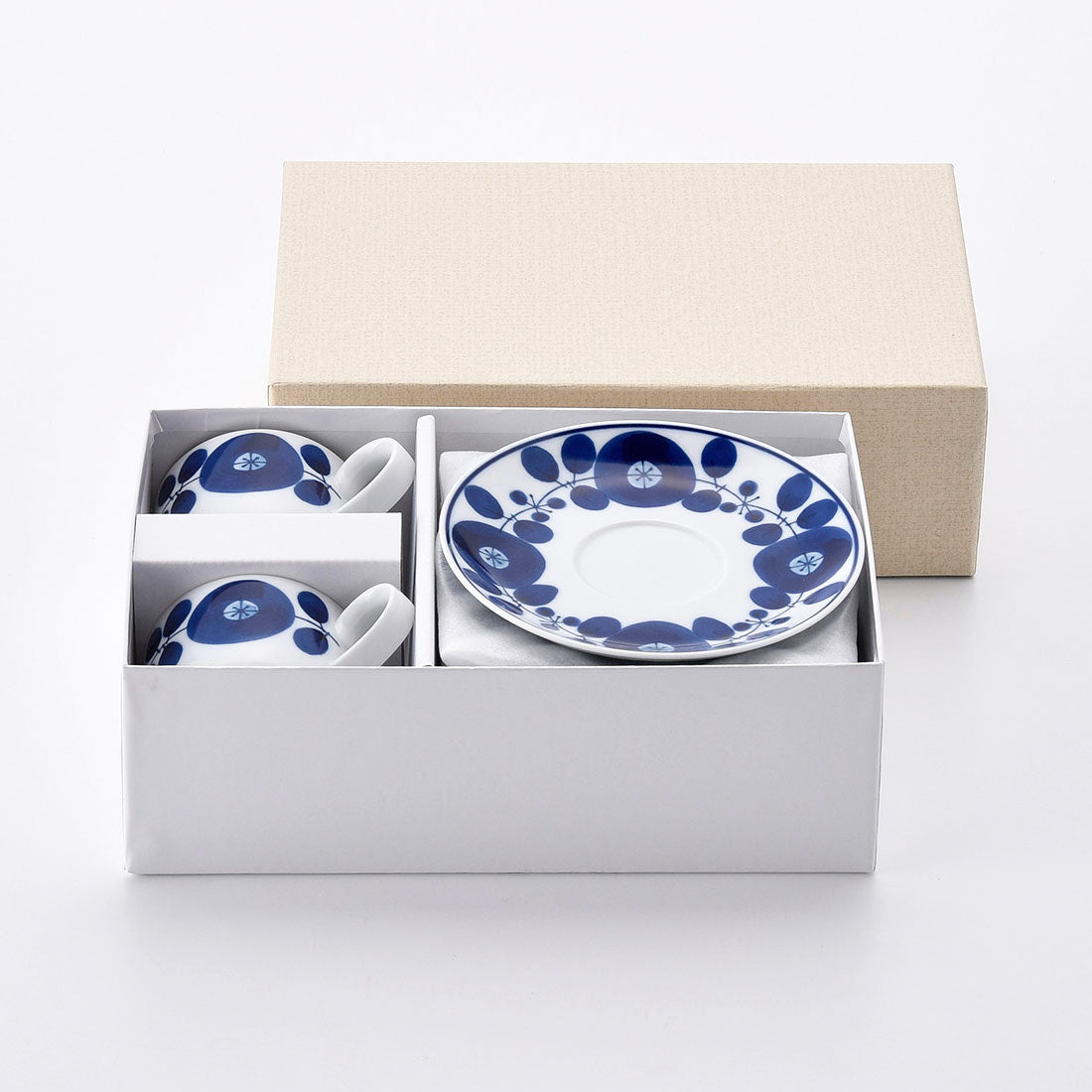 ギフト】ブルーム コーヒーカップ&ソーサー 2客セット | 白山陶器直営