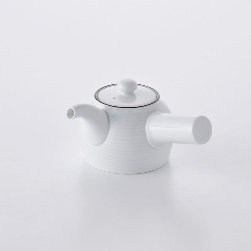 白磁千段 急須 | 白山陶器直営オンラインストア