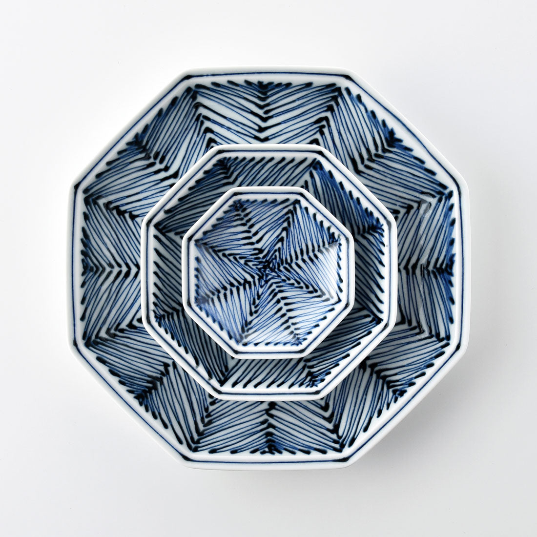 くらわんか 染付 瓢箪に葉紋様の図 5寸半皿 E523AS-CIg くらわんか 染