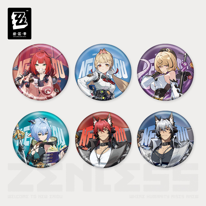 ZZZ 20pt】ゼンレスゾーンゼロ 立ち絵 缶バッジ 怪啖屋 - HAKUTEA