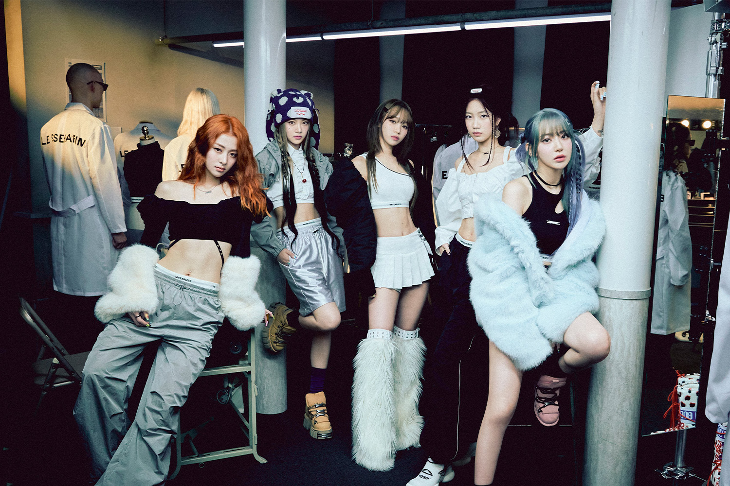 LE SSERAFIM Peaches. VARSITY JACKET Lサイズ LE SSERAFIM × Peaches