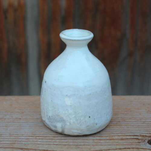 花岡隆さんの花瓶 花岡隆｜花入｜粉引面取花