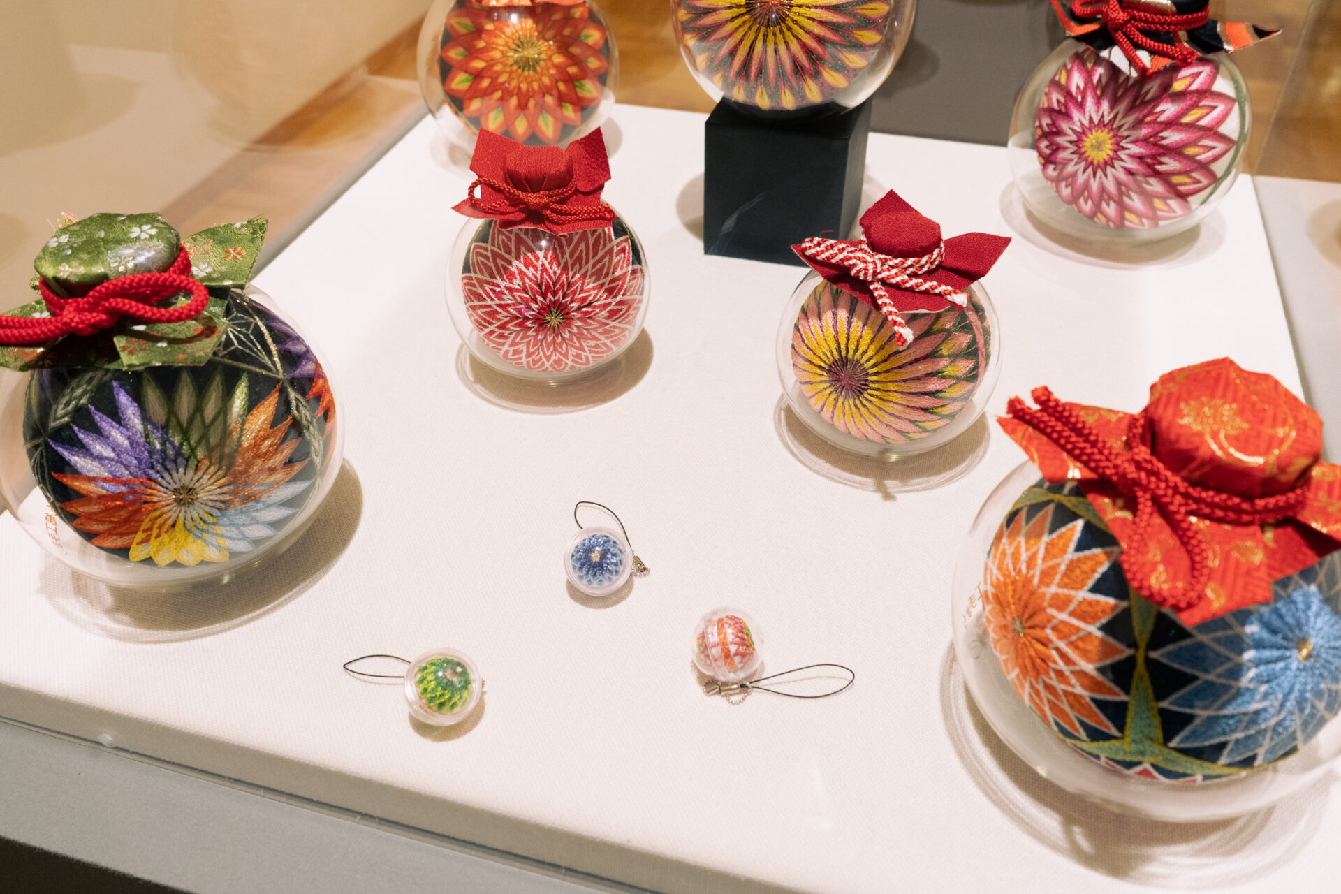 伝統工芸品 びん細工てまり 伝承工芸品瓶細工手まり3個セットま