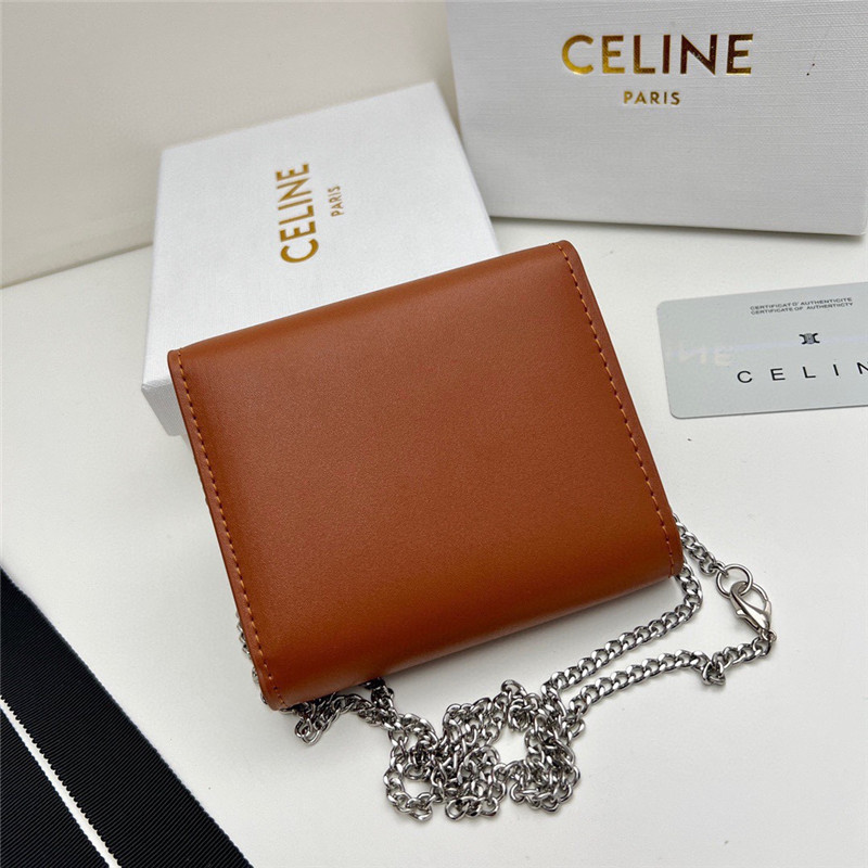 セリーヌ チェーン ウォレット celine ミニ 財布 レディース 人気