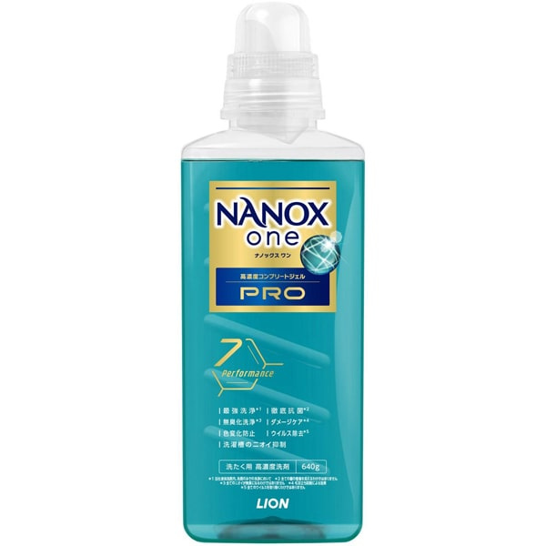 ライオン LION NANOX one ナノックスワン PRO 本体大 640g[洗濯用液体洗剤]