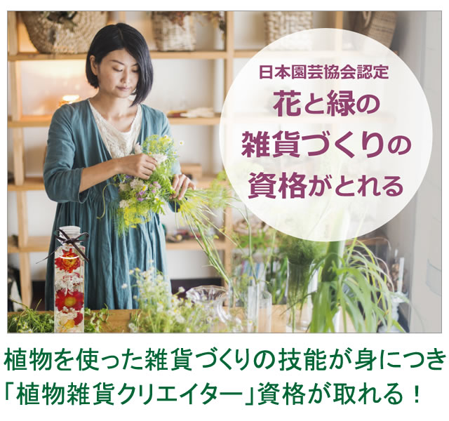 植物雑貨クリエイター養成講座 テキストDVDセット 植物雑貨
