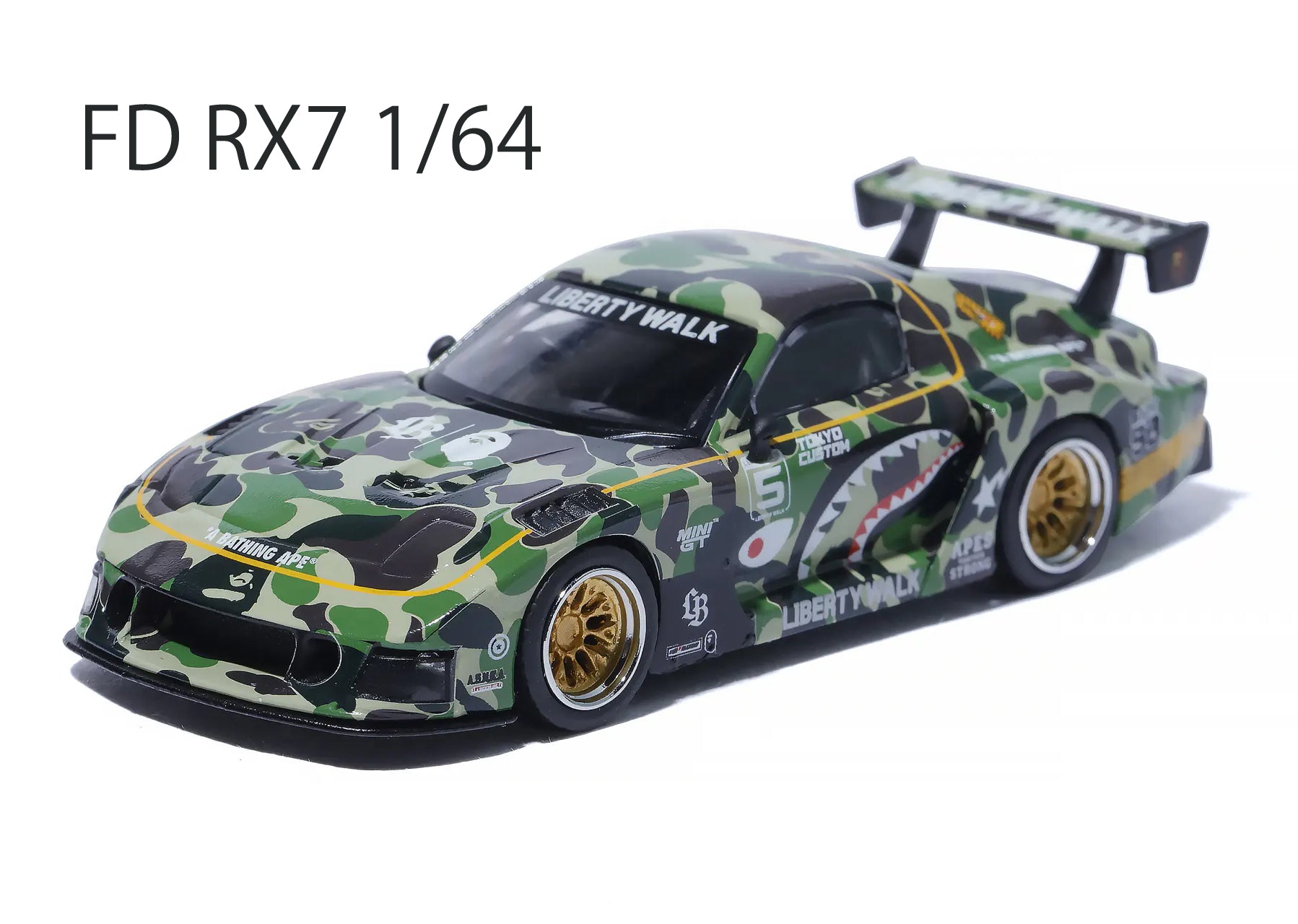 ミニカー BAPE X LBWK NISSAN 1/64 4PCS SET BAPE X LBWK 】NISSAN 1